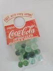 Vintage Coca-Cola Glass Marbles w/ Original Header Card – FREE with Every Carton