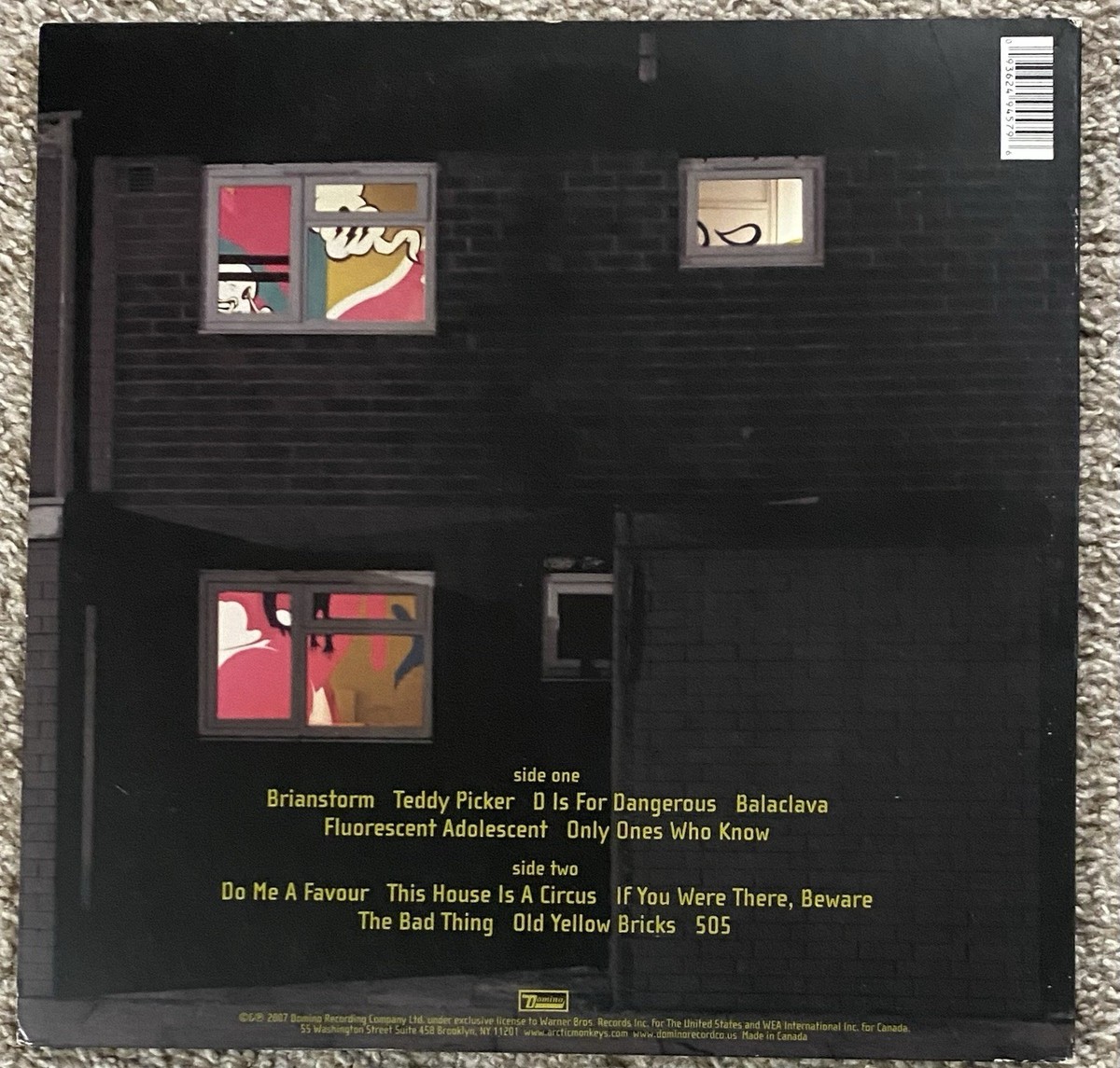 Arctic Monkeys –Favourite Worst Nightmare 12'' Vinyl Domino
