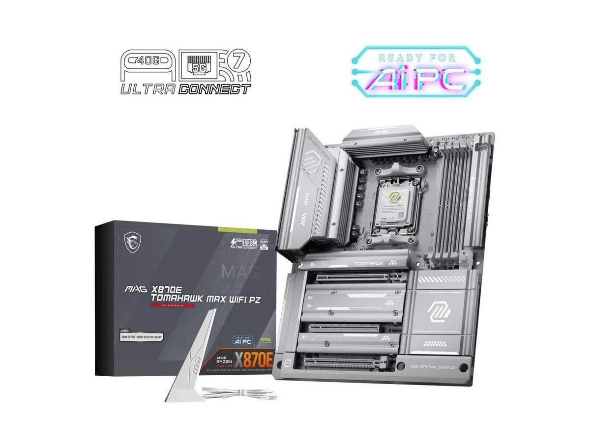 MSI MAG X870E TOMAHAWK MAX WIFI PZ AM5 AMD X870E Back Connect