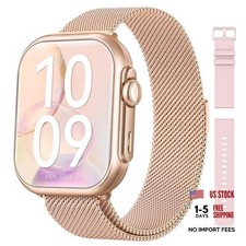 Smart Watch for Women Men Fitness: Smart Watch for 1.85 Gold-Pink