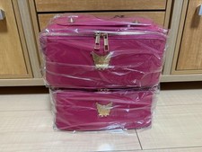 Sanrio Kuromi Luxury Vanity Pouch Set x2 Pink NIB, Prize Item,