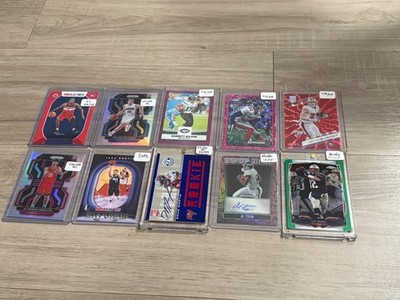 Loaded 10 Card Prizm Refractor Auto Patch RC LOT  Tom Brady Luka Donic Etc