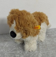 Steiff Plüsch Stofftier Hund Bernhardiner 15x32cm 