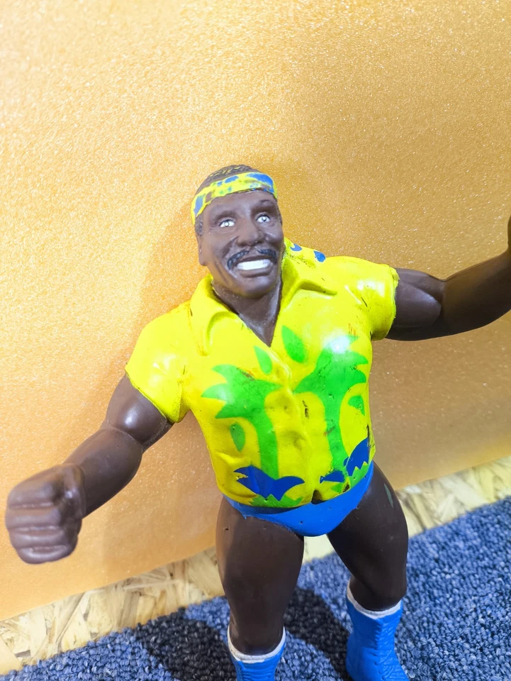 8" figure SD jones wrestling hero 205mm tall 1988 titan sports action LJN toy - Image 2 of 4