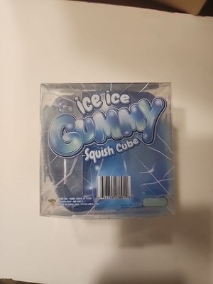 PPNC Inc. Ice Ice Gummy Squish Cube Squeeze Toy Blue Gloop Foam 3+