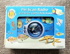 Vintage FM Scan Float Radio Light  Desk Sound Camera Shaped Fish In Water