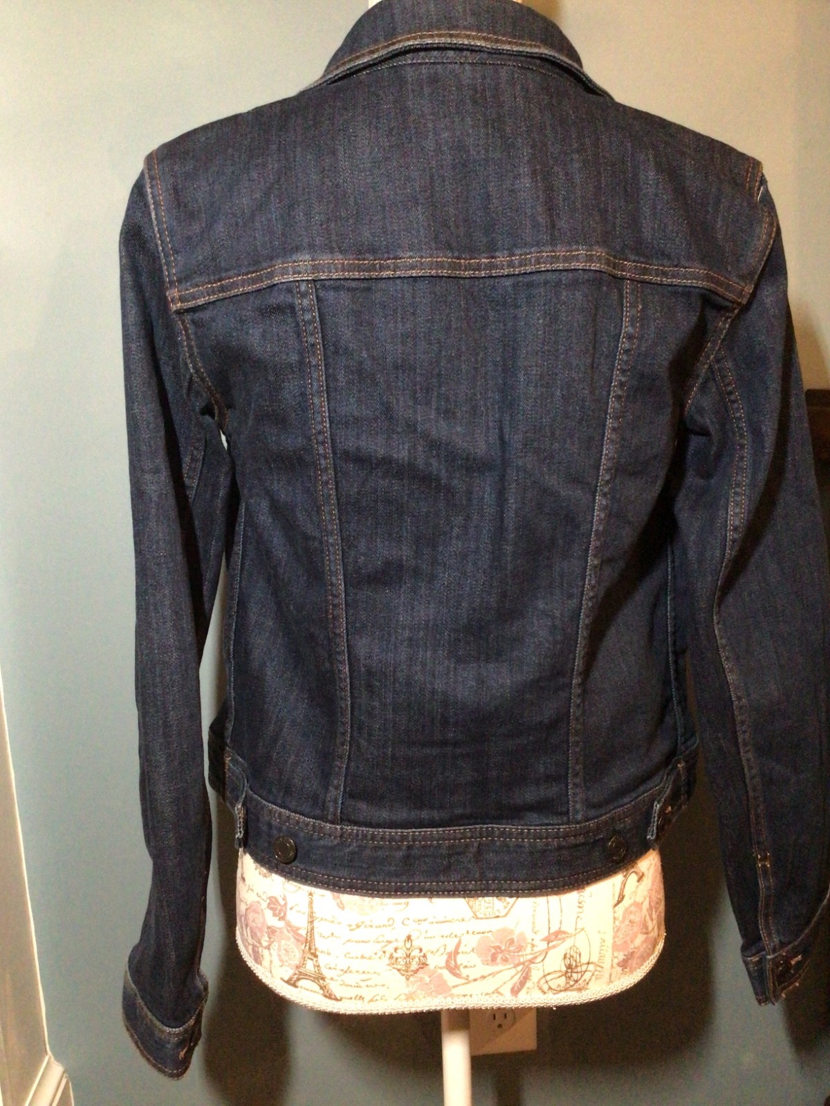 Chic Talbots High End Dark Denim Jacket with Femi… - image 4