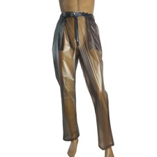 Men's Transparent Straight Cut Club Pants Mens Jeans