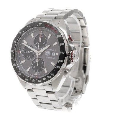 TAG Heuer Formula 1 CAZ2012-0 44mm SS Gray / Black Dial Automatic Watch #C12434