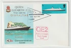 24/4/1970 UK GB Cover - Maiden Mediterranean Cruise - Queen Elizabeth 2 First Vi