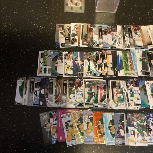 Minnesota Wild Lot of 120 Hockey Cards,Rares,Brock Faber,Karill Kapizov, Fluery - Picture 3 of 5