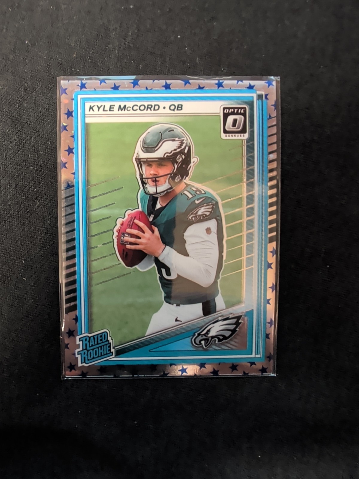 2025 Panini Donruss Optic - Rated Rookie Kyle McCord #283 Stars Prizm (RC)