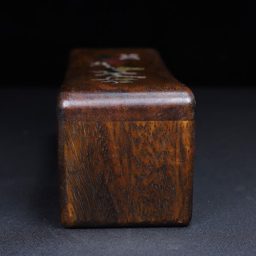 Old Hidden Pear Wood Pillow Box - Picture 3 of 10