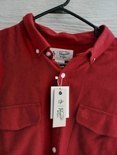 Original Penguin Men's Dress Shirt -Red Dahlia Color NWT-Size XL/TG