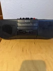 Sony CFS-B15 Boom Portable AM-FM Stereo Radio w/ Cassette Black Tested