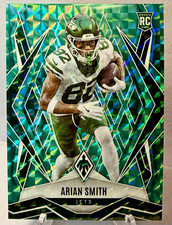 2025 Panini Phoenix Arian Smith Green Prizm /225 RC Color Match #228 Jets