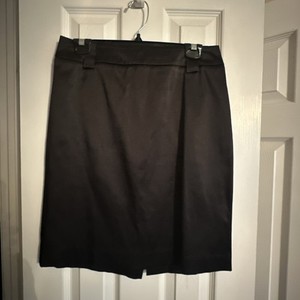 White House Black Market Black Pencil Skirt Size 4