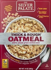 Silver Palate Oatmeal Thick & Rough 14-Oz Box Pack of 4 Healthy Breakfast Cereal