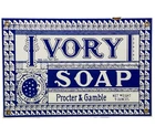 VINTAGE IVORY SOAP PORCELAIN SIGN GAS STATION GROCERY STORE HARDWARE MOTOR OIL