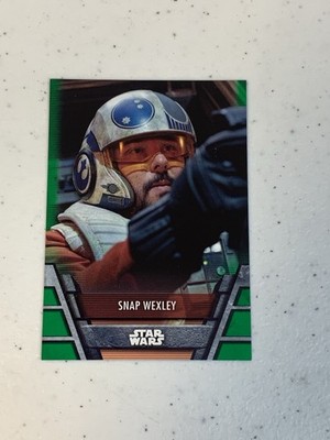 Star Wars Holocron Topps Snap Wexley Green