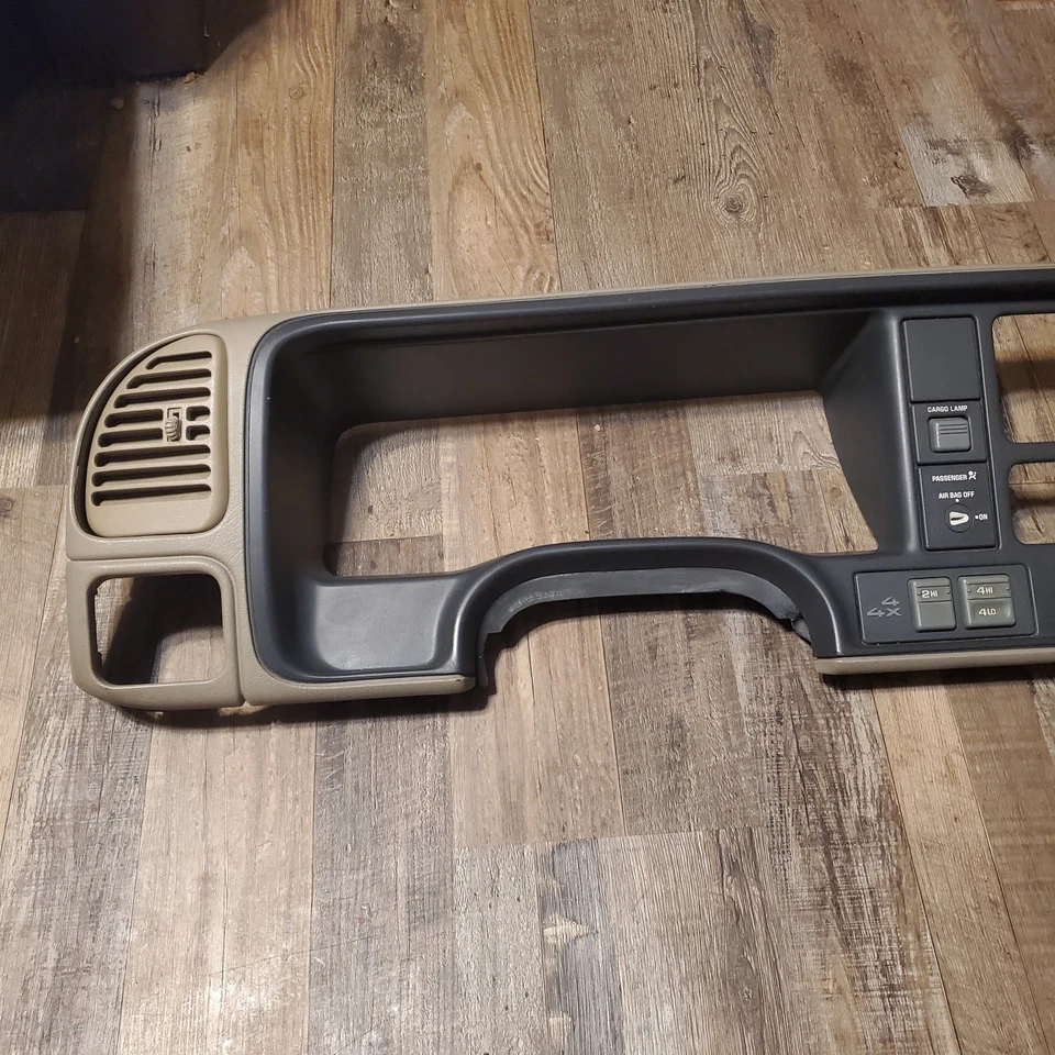 95-99 CHEVY GMC SILVERADO C/K безель приборной панели приборная панель датчик Speedo желтовато-коричневый - Изображение 4 из 4