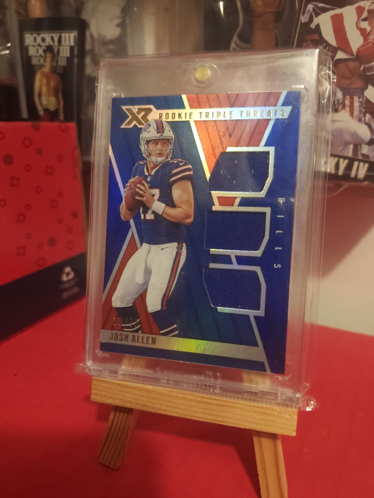 Josh Allen Panini XR Rookie Triple Threats Materials #TTM5 Base