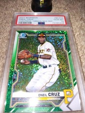 Oneil Cruz Bowman Chrome 2021 Green Refractor 06/99🔥PSA 10 🔥 Rookie RARE LOW 