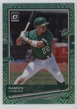 2020 Panini Donruss Optic Choice Green Dragon Prizm 11/84 Ramon Laureano h7i