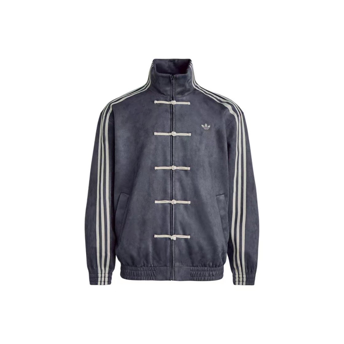 Style Stand Collar Striped Long Sleeve