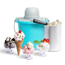 Nostalgia Electric Ice Cream Maker - Old Fashioned Soft Serve Ice Cream Machine