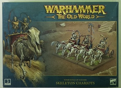 Warhammer Tomb Kings of Khemri Skeleton Chariots - Damaged Box - Seal Unbroken