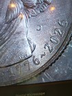 2026 Revolutionary War Quarter Die Clash Error — Ghost Numbers In Hat Rare(Thi — photo 2