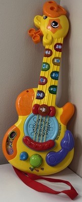 Vtech Zoo Jamz Guitar Giraffe Light Up Musical Animal Sounds Toddler Learning