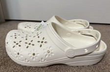Sandals Crocs Classic Floral Cutout Clog M9/ W11 Brand New