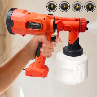 Farbsprühsystem Wandfarbe 1.2L Lasuren Farbsprühgerät Elektrische Spritzpistole