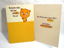 Sweet Funny Goofy  Birthday Greeting Card for...