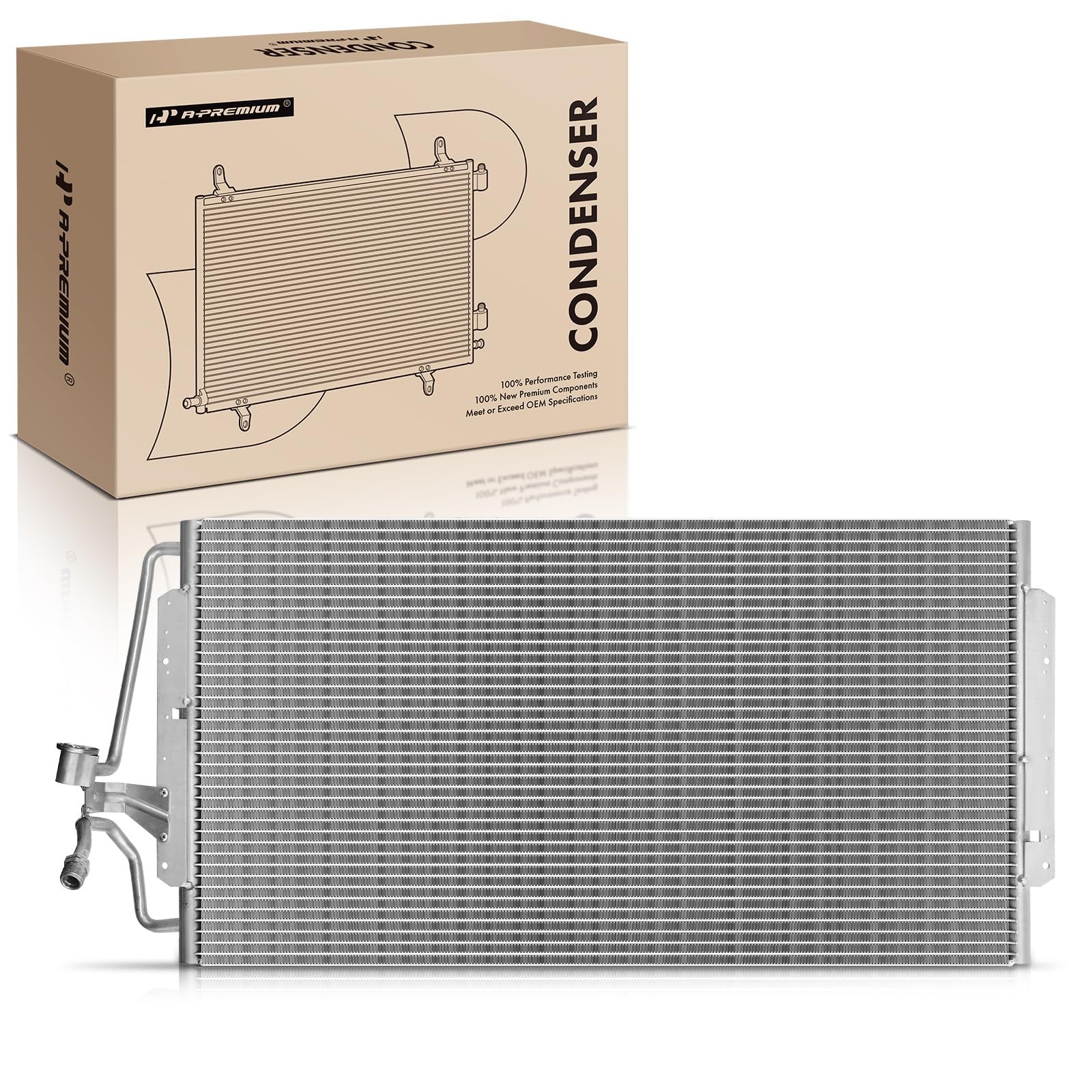 Air Conditioning Condenser Compatible with Chevrolet & Pontiac