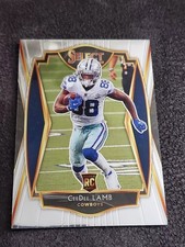 2020 Select Premier Level CeeDee Lamb RC Rookie Card #157 Dallas Cowboys. rookie card picture