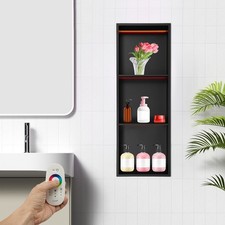 Stainless Steel Shower Niche Recessed Shower Niche Bathroom Wall Niche RGB IP44