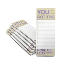 6-Count Knock Knock You Got This Make-a-List Pads - Daily Memo Planning Pad, ...