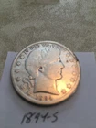 1894 S barber silver half dollar
