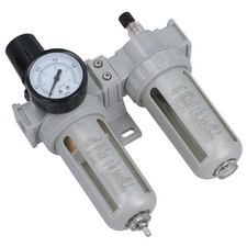Air Tool / Line Compressor Regulator Lubricator and Water Trap with Filter TE379