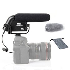 Boya BY-VM190 Professional Directional Video Condenser Shotgun Microphone for
