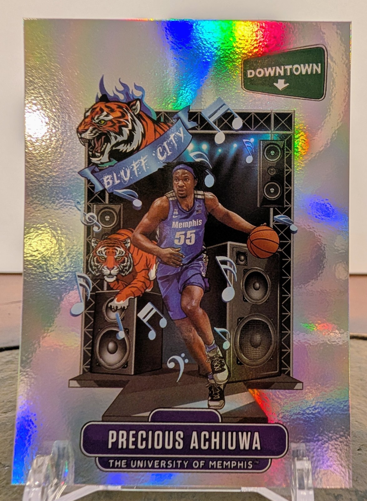 2020-21 Panini Prizm Draft Picks - Downtown Precious Achiuwa #D-14 (RC)