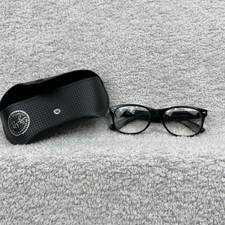 Ray-Ban New Wayfarer RB2132 901 Black Eyeglasses Frame 55-18 Italy w/ Case