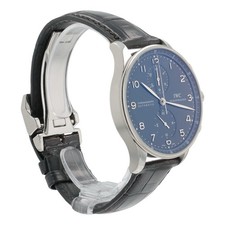 IWC Portuguese Stainless Steel Black Dial 41mm Automatic Men’s Watch IW371447 6