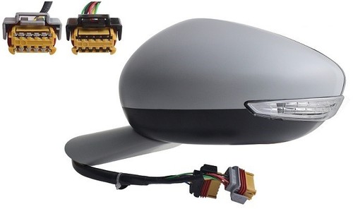Retrovisore Elettrico Termico Destro Per Renault Grand Modus 2008 - Lato Passeggero, Da Verniciare, Con Sonda 9 Pin
