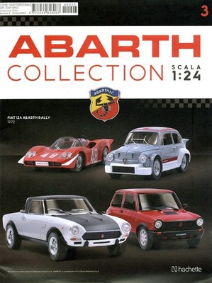 ABARTH COLLECTION 1/24 +BOOKLET .HACHETTE *SELECT THE MODEL*