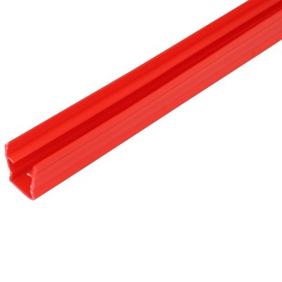 Cover and edging profile groove 8 type I-red profile, 1 m length for groove profiles