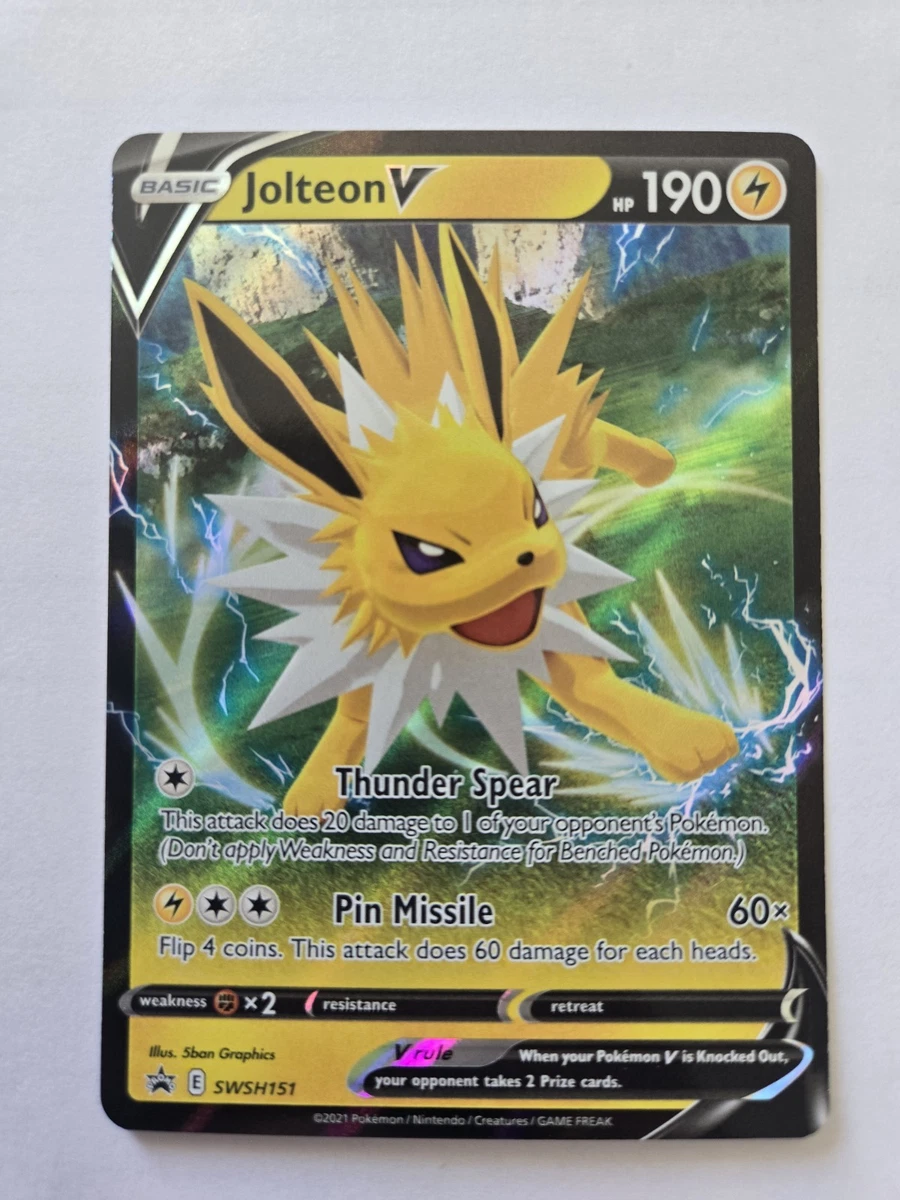 Jolteon V Pokémon TCG Cards for sale | eBay
